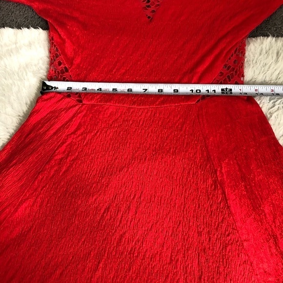 Free People peek a boo fit and flare dress - Picture 11 of 12